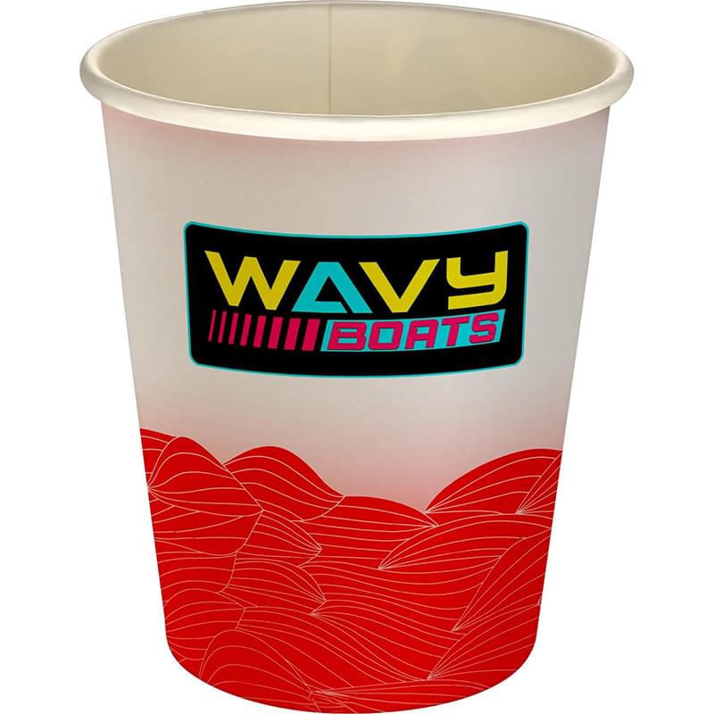 5 oz. Full Color Turbulent Waves Paper Cup