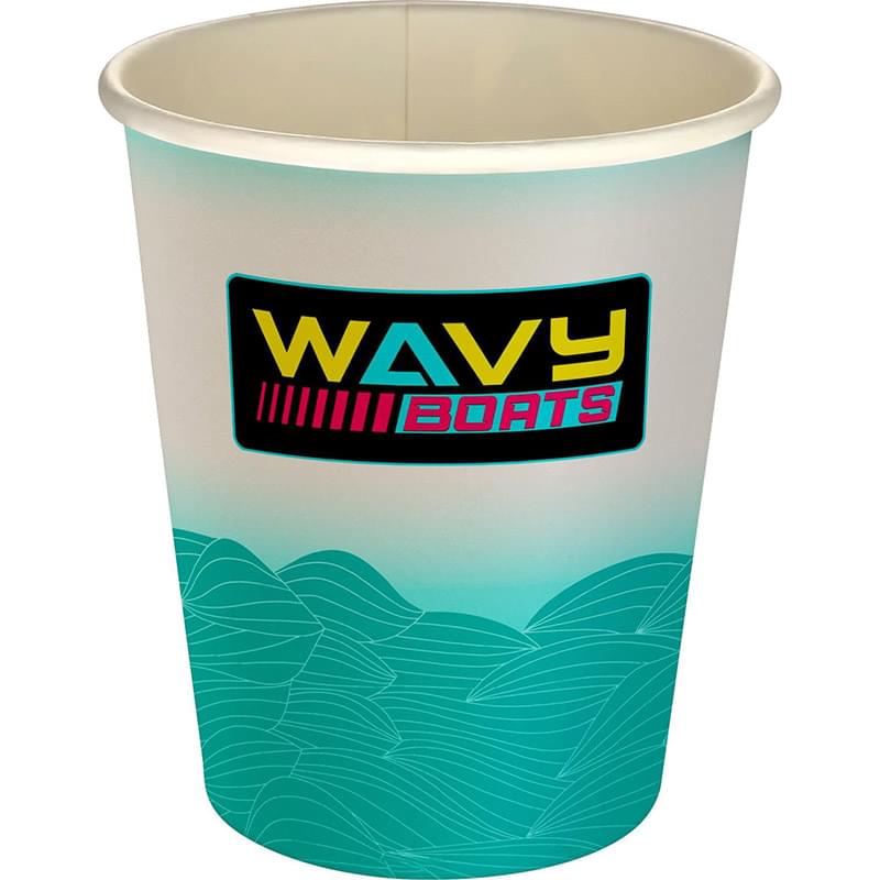 5 oz. Full Color Turbulent Waves Paper Cup