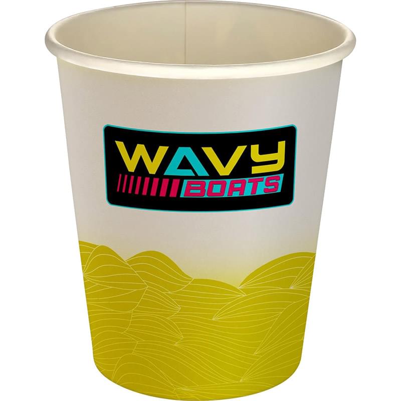 5 oz. Full Color Turbulent Waves Paper Cup