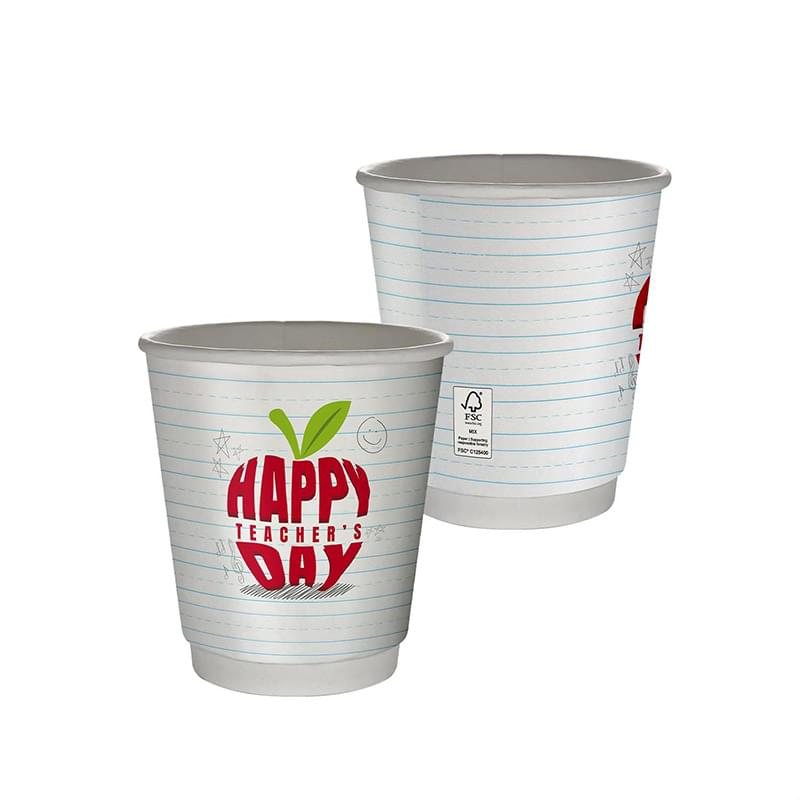 10 oz. Teacher Full Color Insulated Paper Cup