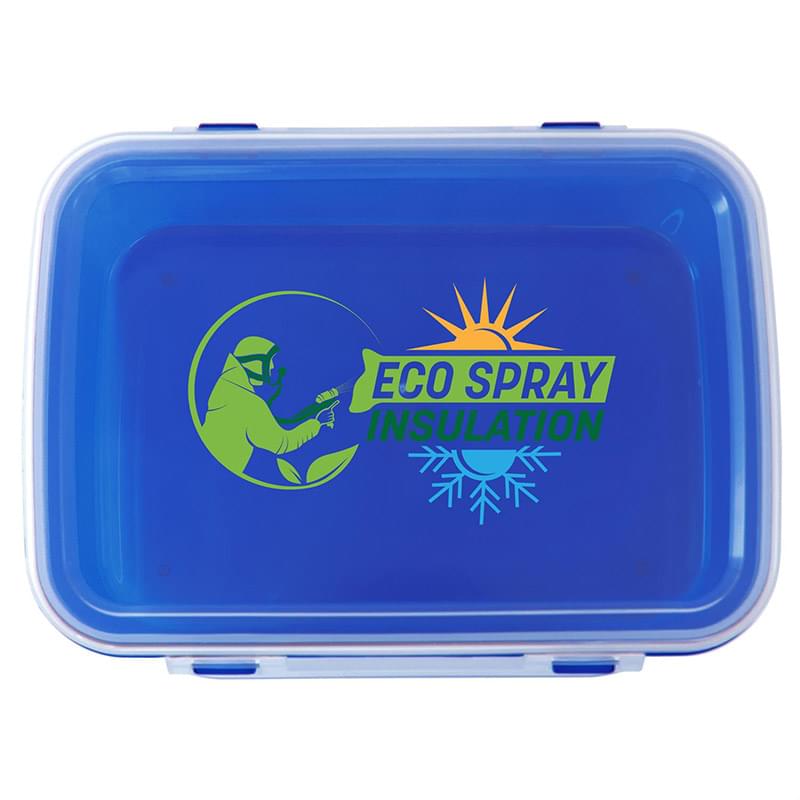 Full Color Clip Top Lunch Container