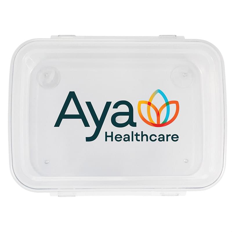 Full Color Clip Top Lunch Container