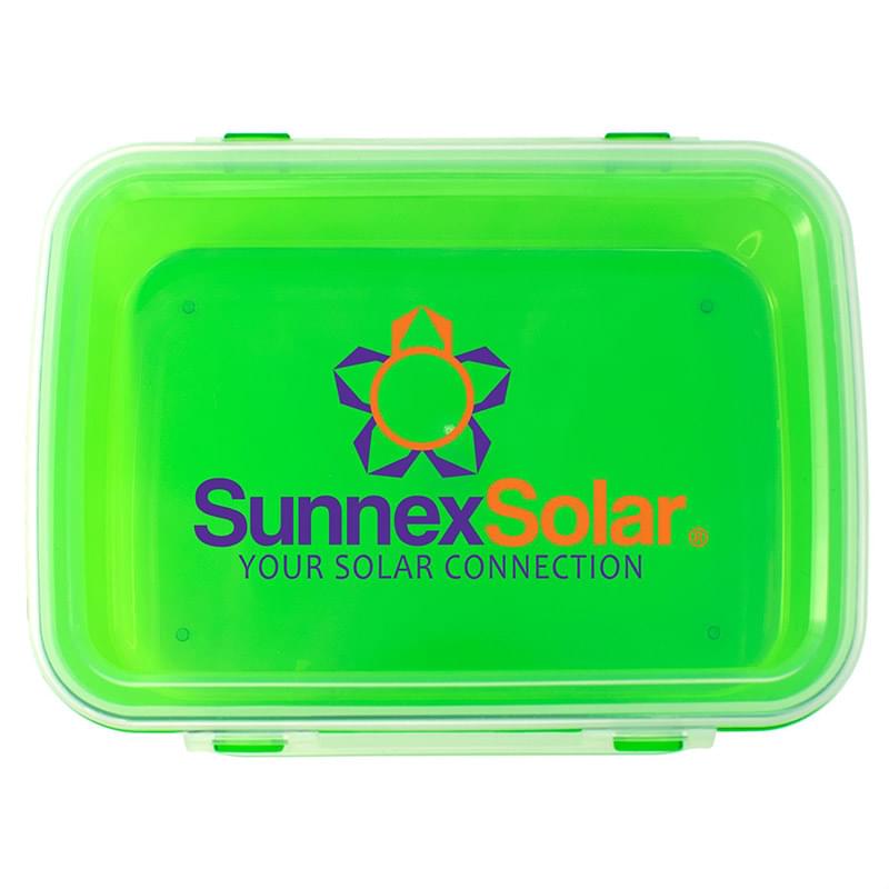 Full Color Clip Top Lunch Container