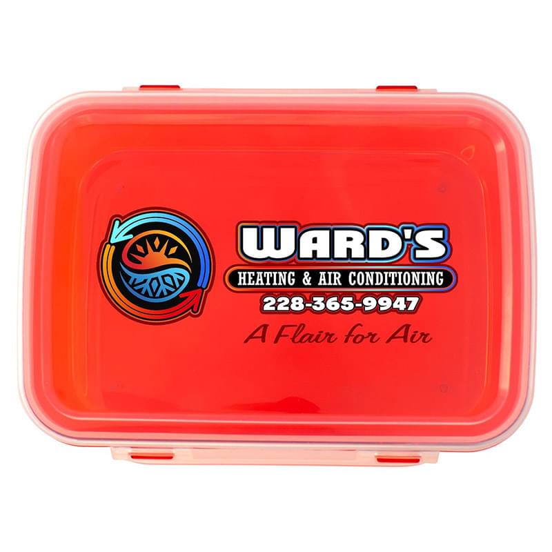 Full Color Clip Top Lunch Container