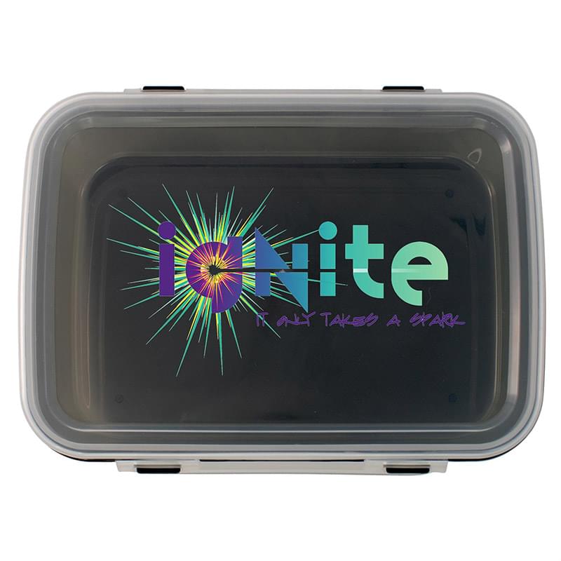 Full Color Clip Top Lunch Container
