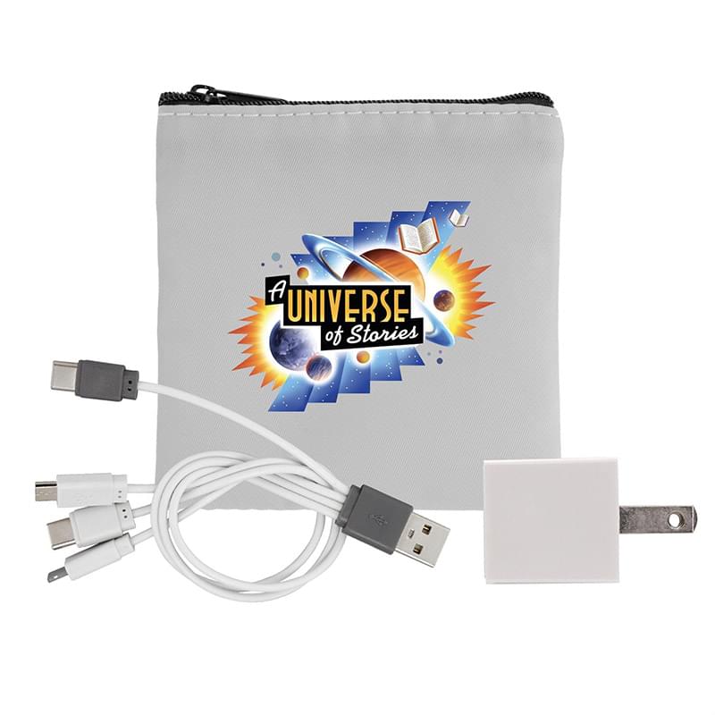 Colorful RPET Wall & Cable Set
