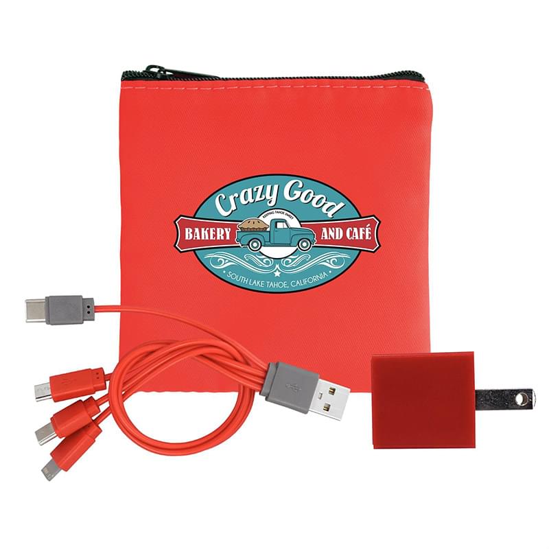 Colorful RPET Wall & Cable Set
