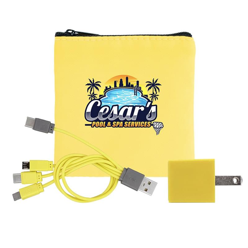 Colorful RPET Wall & Cable Set