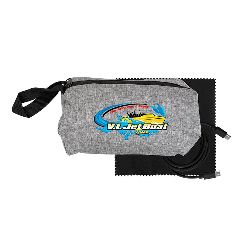 Travel C to C Cable & Cloth Set