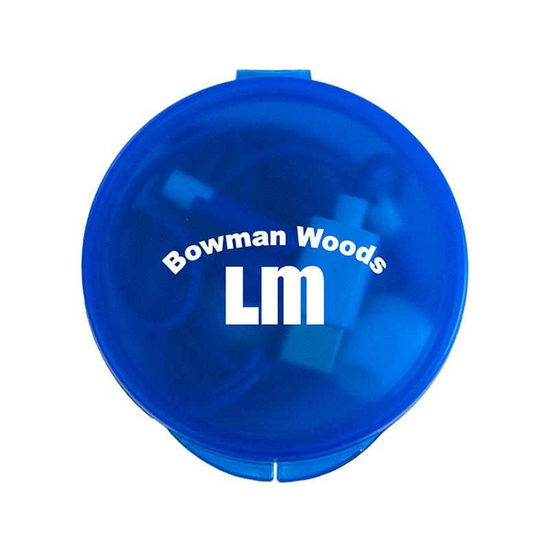 Round Type C Ear Bud Case