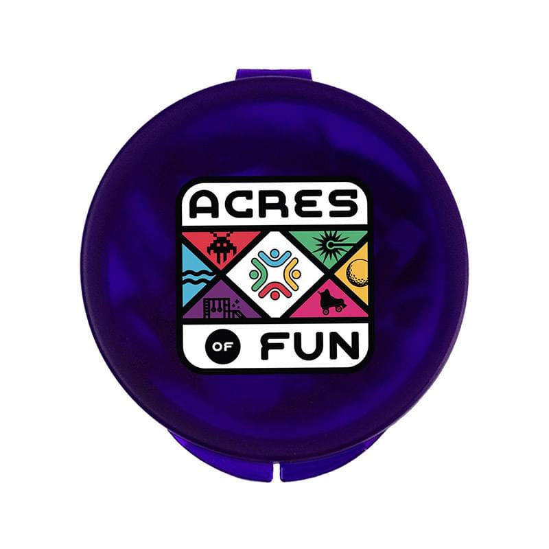 Round Type C Ear Bud Case