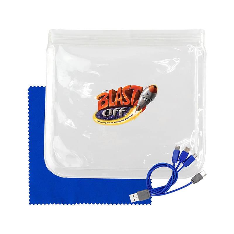 Clear Cable & Cloth Set