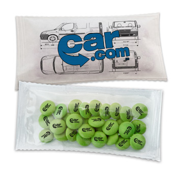 3/4 oz. 4 Color Bag of Printed Candy M Fill