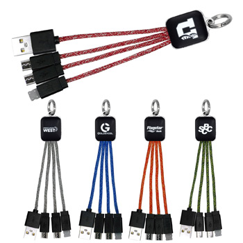 Ridge Logo Light Up Cable with Type C USB