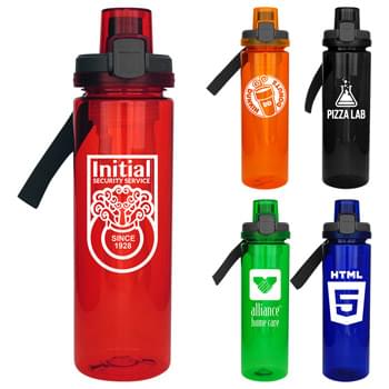 Locking Lid 24oz. Colorful Bottle with Chiller
