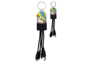 Full Color Clearview Light Up Charging Cable