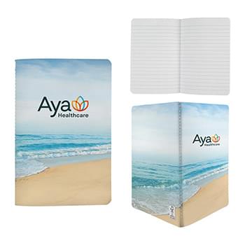 5" X 7" Seaside Sewn Paper Cover Notebook