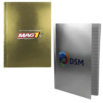 5" x 7" Perfect Metallic Cover Notebook