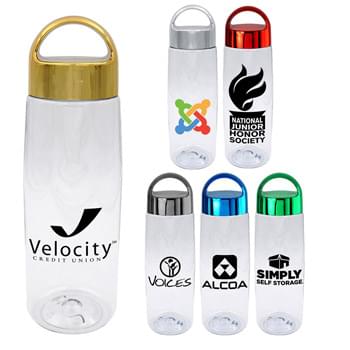 Metallic Arch 25 oz. Clear Contour Bottle