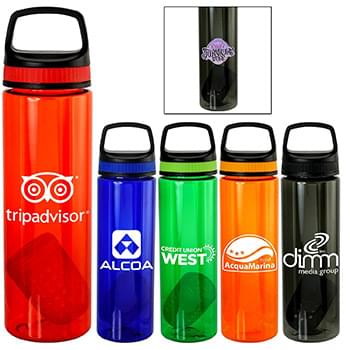 Handy Band-It Colorful 24 oz. Bottle with Floating Infuser