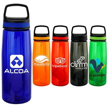 Handy Band-It 25oz Colorful Contour Bottle with Floating Infuser