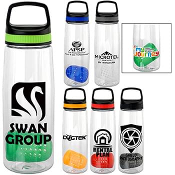 Handy Band-It Lid 32 oz. Bottle with Floating Infuser