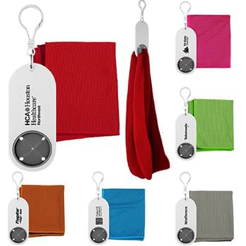 Cooling Cloth Keychain Holder