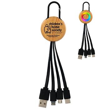 Bamboo Clip 3-in-1 Charging Cable