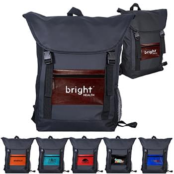 Shiny Pocket Strap Backpack