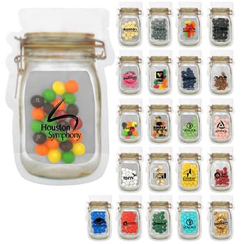 Mason Jar Bag Of Candy