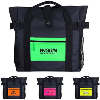 Neon Pocket Tote Backpack