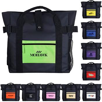 Colorful Pocket Tote Backpack