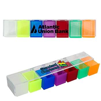 Colorful Block Pill Case
