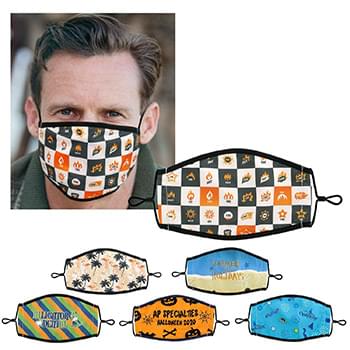 Lined Full Color Fabric Face Mask