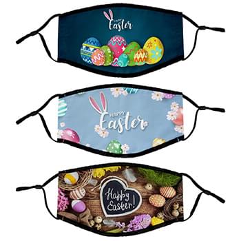 Lined Fabric Easter Face Mask-Easter