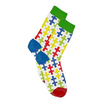 Autism Awareness Full Color Woven Socks-Autism
