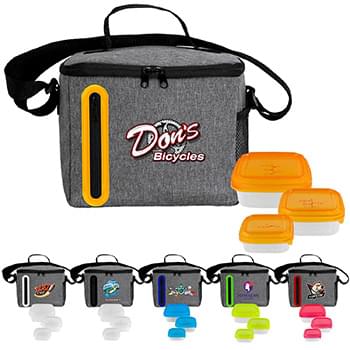 Portion Control Oval Cooler Lunch Set