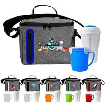 Soup & Salad Oval Cooler Lunch Set