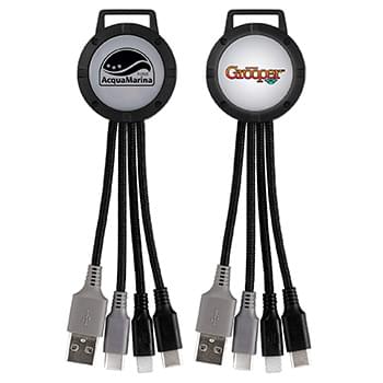 Light Up Two Tone 3-in-1 Duo Charging Cable