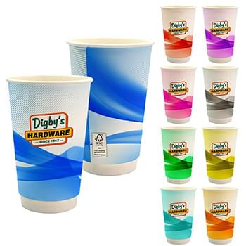 16 oz. Full Color Groovy Paper Cup