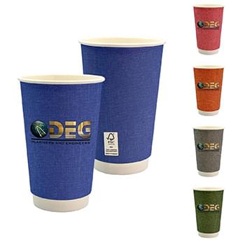 16 oz. Full Color Ridge Paper Cup