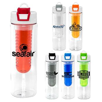 Two Tone Pop Up 24 Oz.  Bottle With Infuser