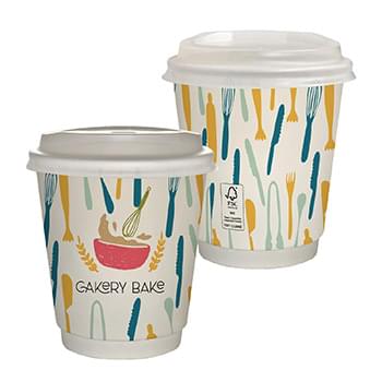 10 oz. Full Color Insulated Paper Cup With Lid