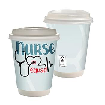 12 oz. Healthcare Full Color Paper Cup with Lid