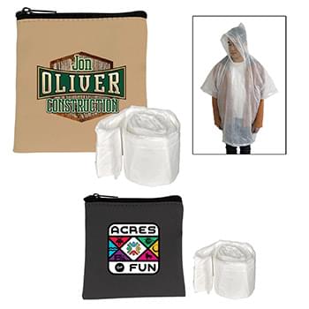 Executive Recycled Pouch & Poncho Set